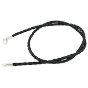 3mm Braided Genuine Leather Necklace