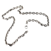 6mm Oval Cable Chain 925 Sterling Silver Necklace
