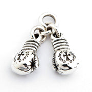 Boxing Gloves Sterling Silver Men's Pendant