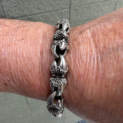 Eagle Claw 925 Sterling Silver Gothic Bracelet