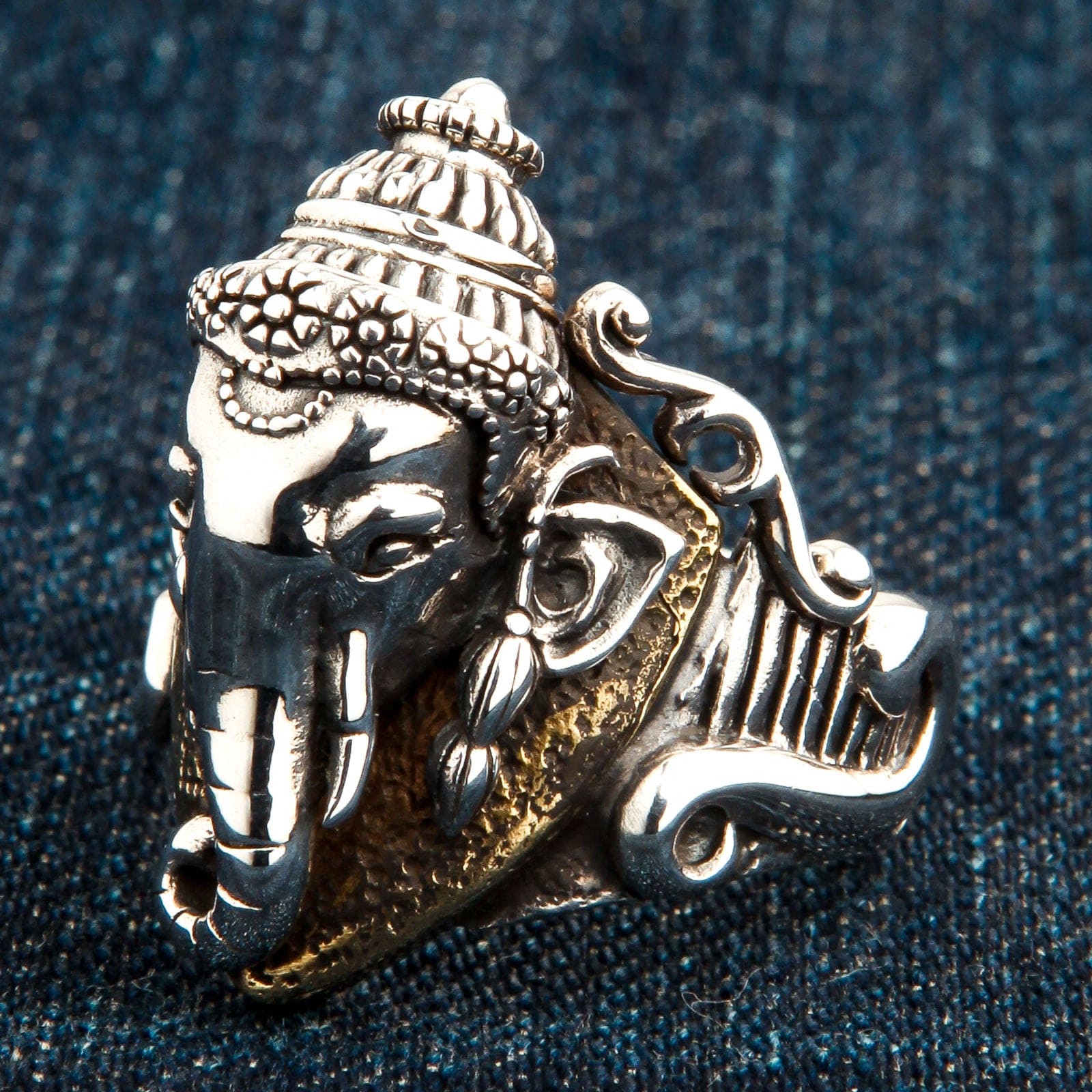 Pure Silver Ganesh Idol Gift – 2.2 inch - BELIRAMS SILVER GIFTS