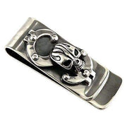 Dollar Skull Sterling Silver Money Clip