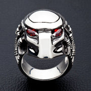 Predator Head Sterling Silver Men's Ring
