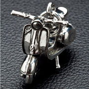 Scooter Vespa Sterling Silver Pendant