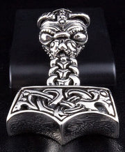 Thors Hammer 925 Sterling Silver Mens Pendant