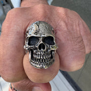 Tough Men Head 925 Sterling Silver Skull Ring [11]