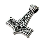 Viking Knot Thor's Hammer 925 Sterling Silver Pendant