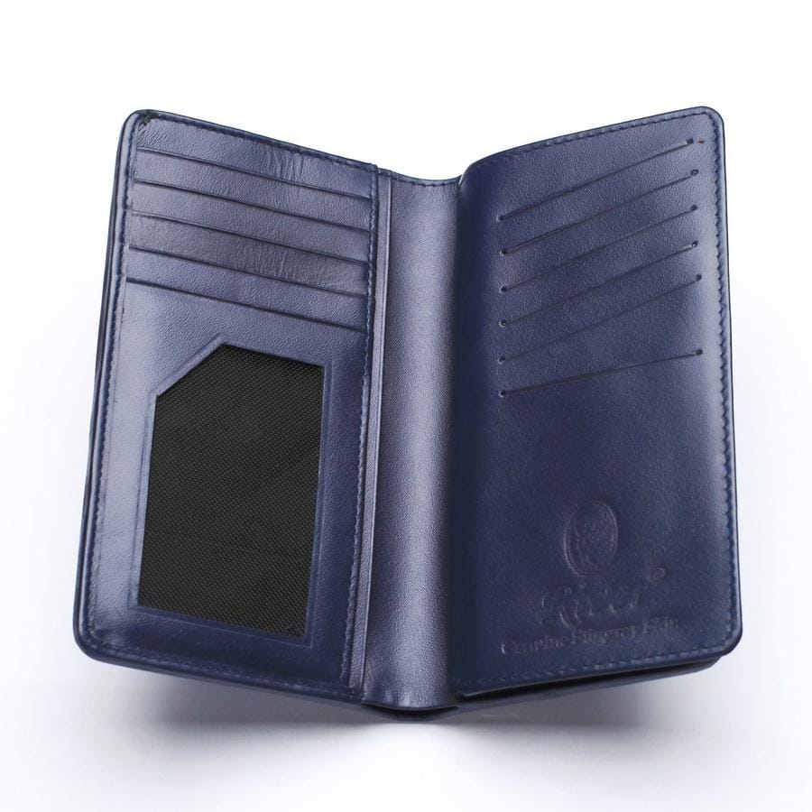 Wallet in Blue Stingray Leather – Sazingg