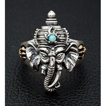 Ganesh Ring | Women's Jewelry | Sterling Silver Ring | Size 8 -  Easternserenity