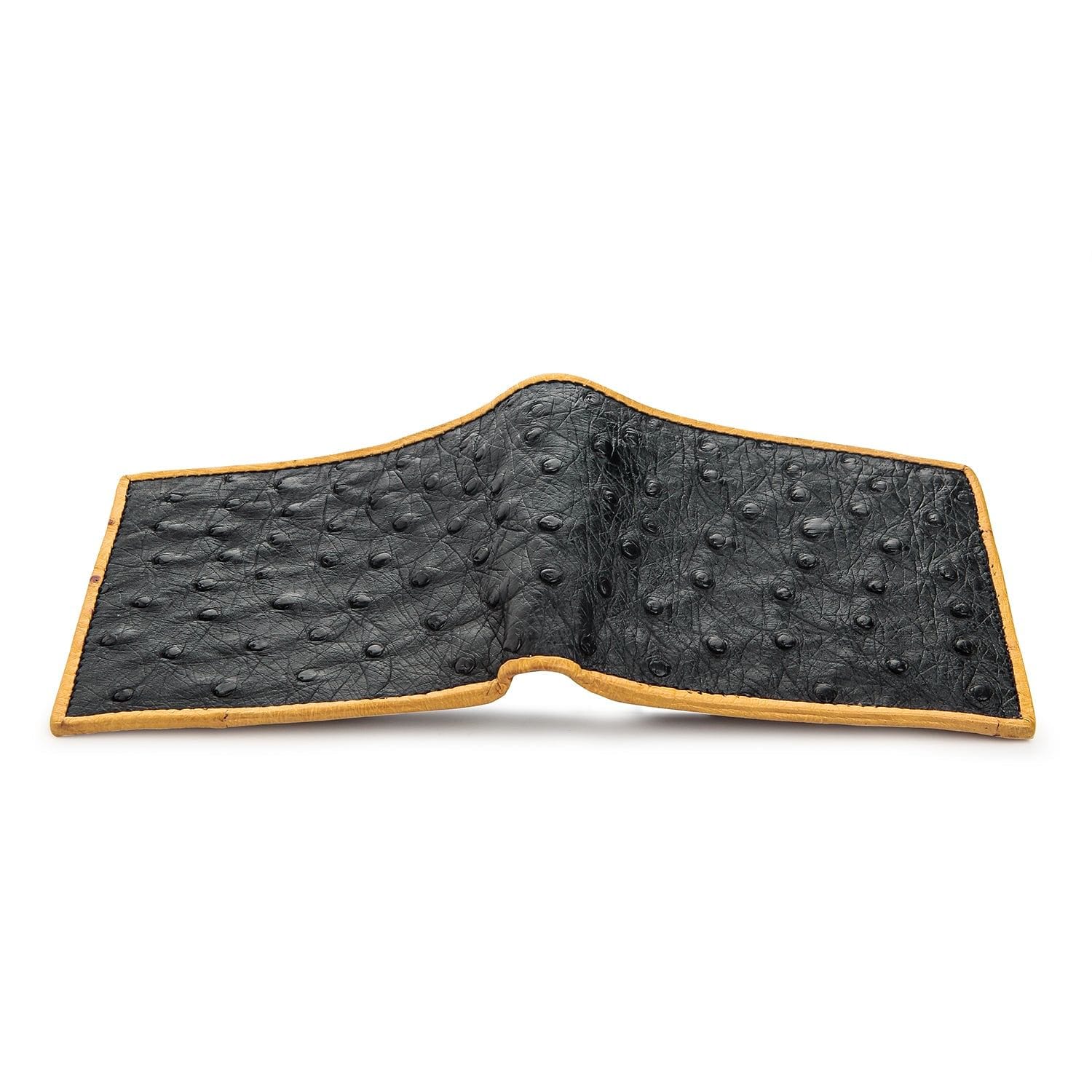 Ostrich wallet Hermès Black in Ostrich - 36697118