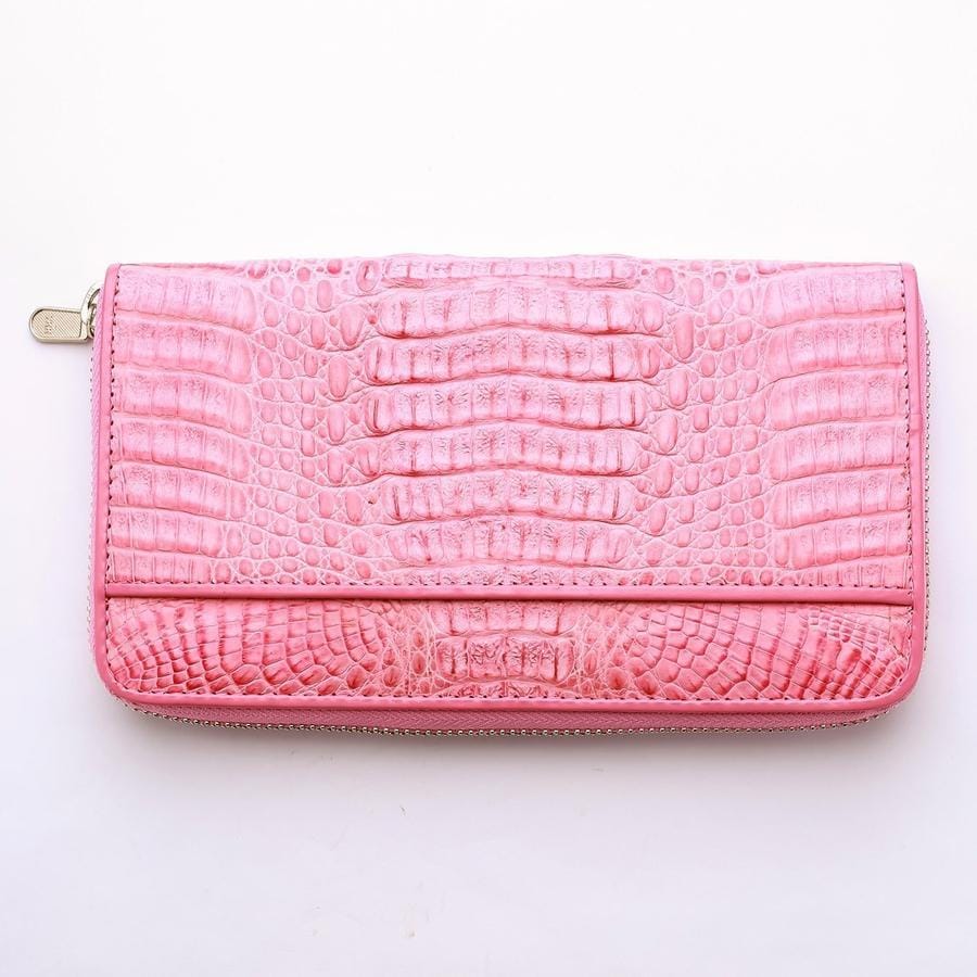 Women's Pink Leather Billfolds Long Wallet Purse Ladies Leather Wallet –  igemstonejewelry