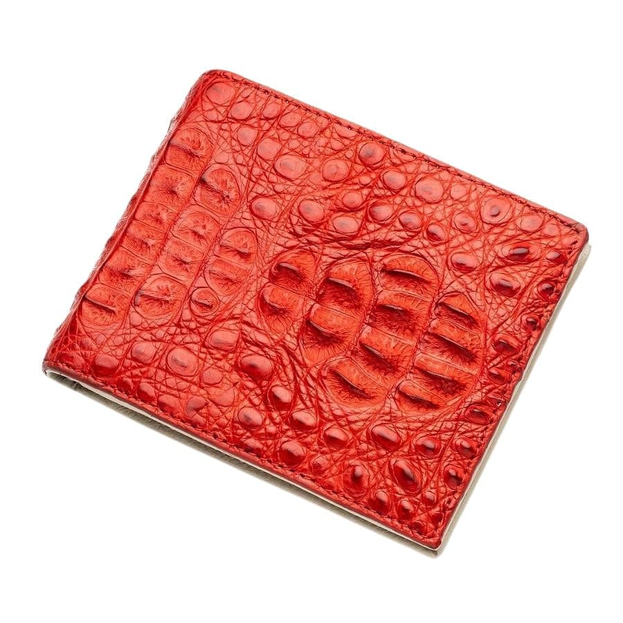 Men's Red Leather Wallet