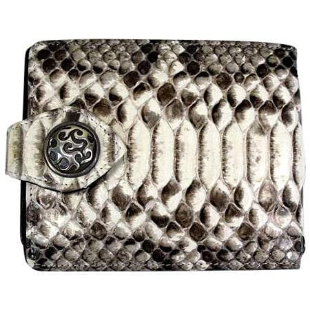 Wallet for Woman Genuine Python Wallet Exotic Leather 