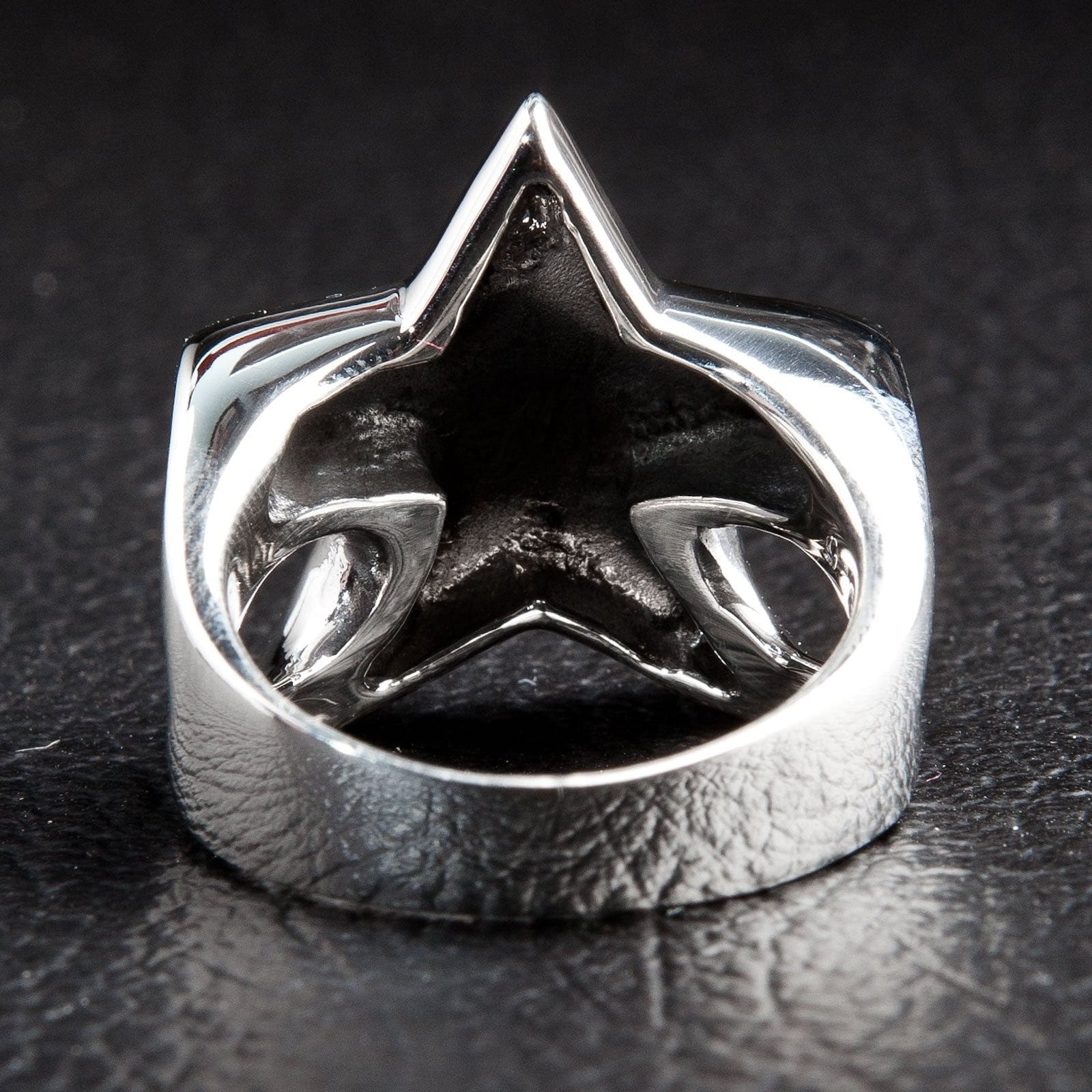 Large 925K Solid Sterling Silver Black Onyx Elegant Men's Ring USA