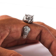 Sterling Silver Owl Ring [11]